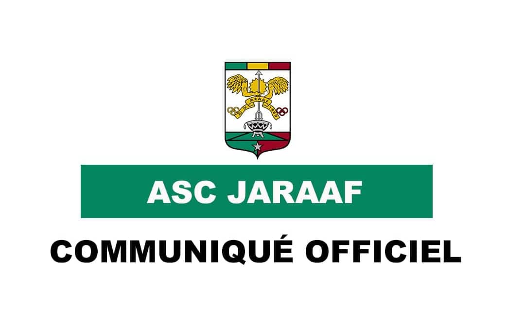 Communiqué officiel : ASC JARAAF
